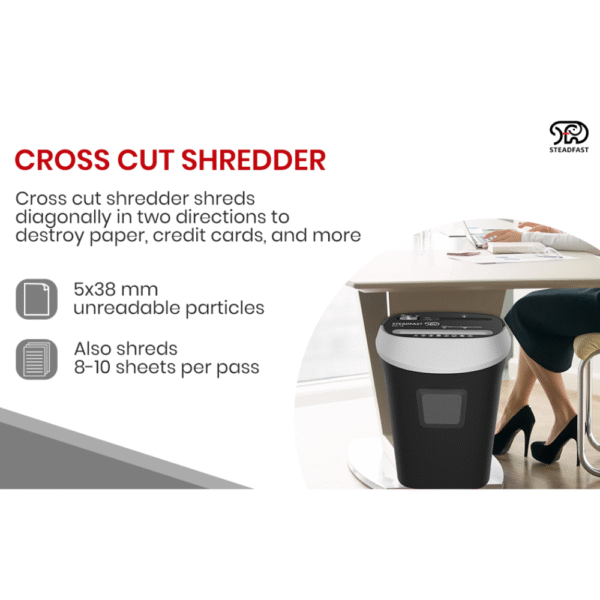 Steadfast CC-14 Cross-Cut Paper Shredder