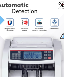 STEADFAST LIBOR-70 TRIPLE-DISPLAY BANKING GRADE Note Counting Machine