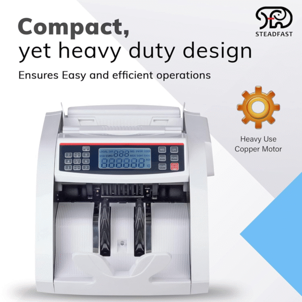 STEADFAST LIBOR-70 TRIPLE-DISPLAY BANKING GRADE Note Counting Machine