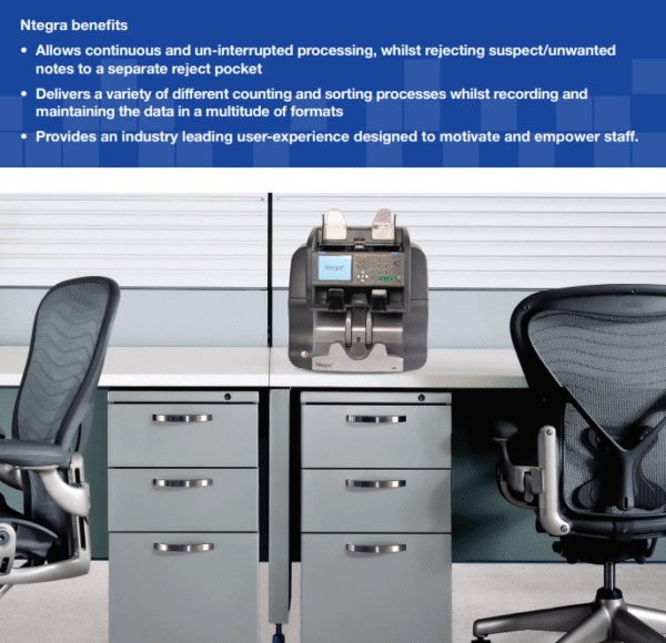 Ntegra Plus/Pro | Banknote counter and sorter