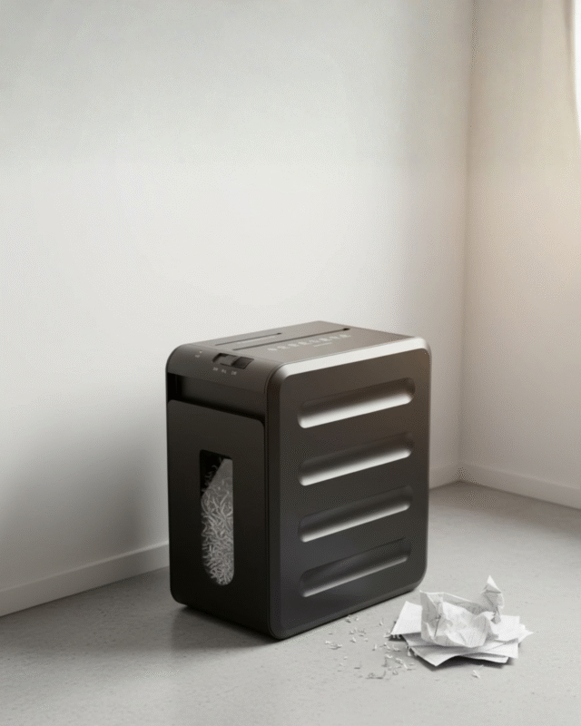 Steadfast paper shredder